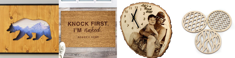 Laser Cutted & Engraved Home Decoration Accessories