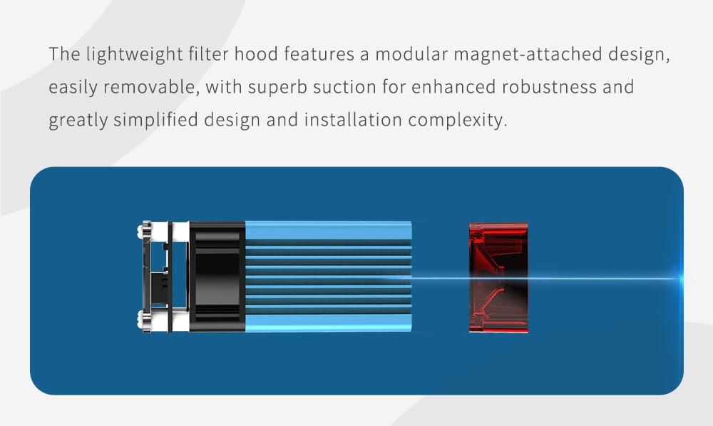 unique laser filter cover design