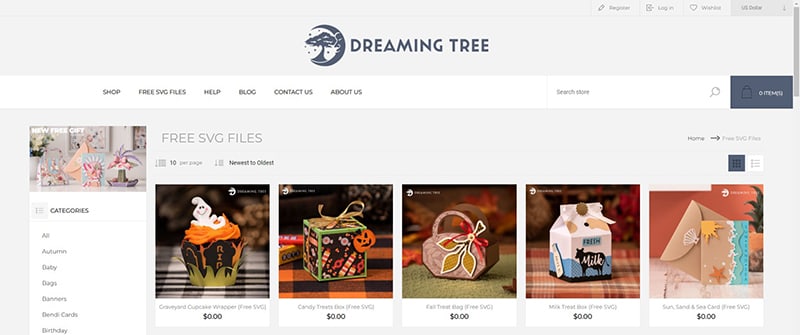 Dreaming Tree - Festivals & Celebration Laser Cutting Designs Online Shop