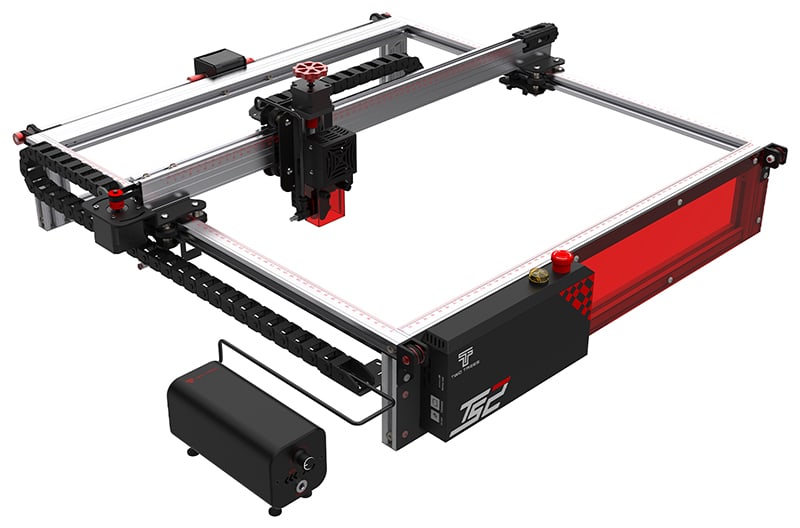 TS2 Laser Cutter with Air Assist & External Air Pump