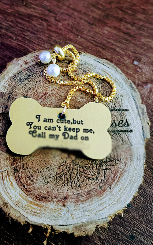 Two Trees-Laser engraved pet tag