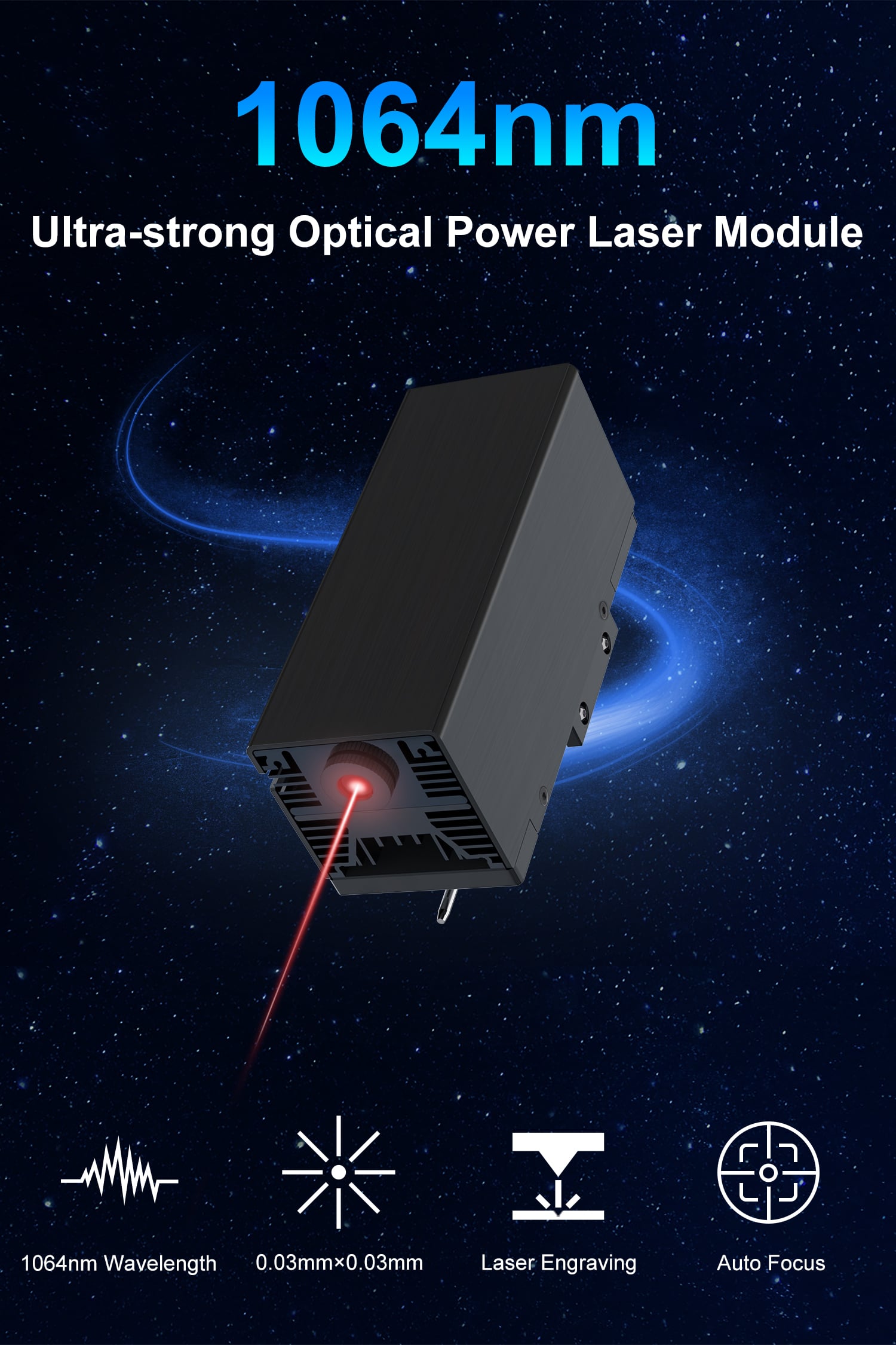 1064nm Laser Module for TS2 Laser Engraver Machine from Two Trees